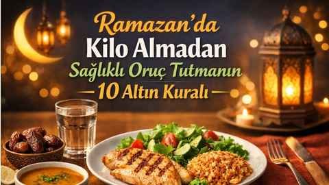 Ramazan’da Kilo Almadan Sağlıklı Oruç Tutmanın 10 Altın Kuralı